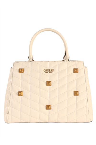 Guess handbag leather beige