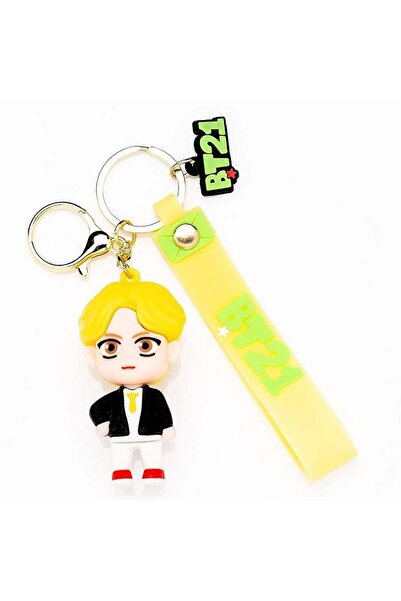 Köstebek BTS - BT21 Jimin سلسلة مفاتيح من السيليكون