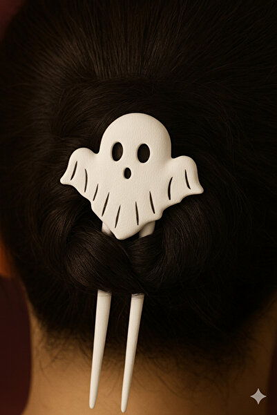 tiridigo Halloween Ghost Hair Clip – 3D Printing Custom Design Hair Accessory
