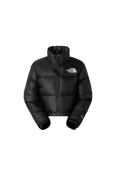 THE NORTH FACE W Nuptse Short Jacket Kadın Outdoor Montu (700 Dolgu Kaz Tüyü) NF0A5GGEGOG1 Siyah