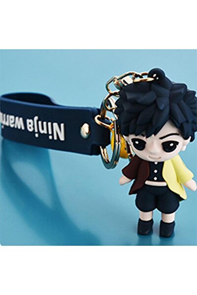 Köstebek سلسلة مفاتيح من السيليكون من Anime Demon Slayer Giyu