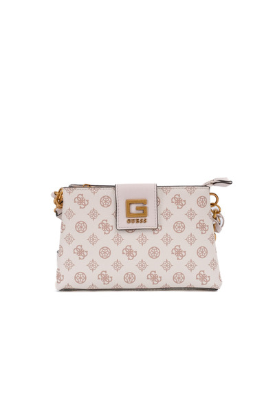 Guess Geantă de mână pentru femei Alva Postbag bej elegant cu lanț