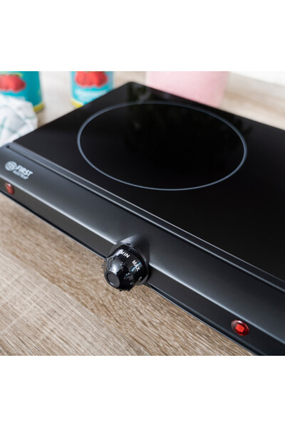 TZS First Austria Double infrared hob First Austria FA-5096-9, 2500W, Glass ceramic, Black