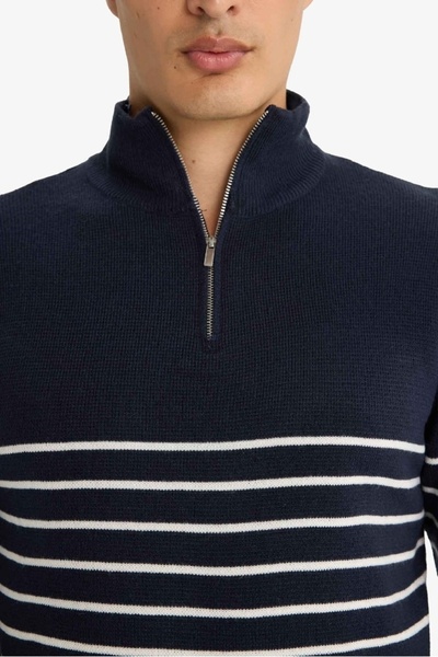 DeFacto Men's Sweater F1522Ax/Nv64 Navy