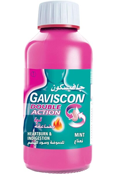 Gaviscon معلق فموي مزدوج المفعول بنكهة النعناع، 300 مل