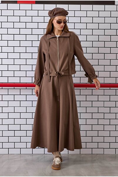 HEQA Fusta Helen fragmentată maro praf