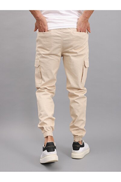 YXC Trend Maker Erkek Kargo Pantolon Bej Erkek Pantolon