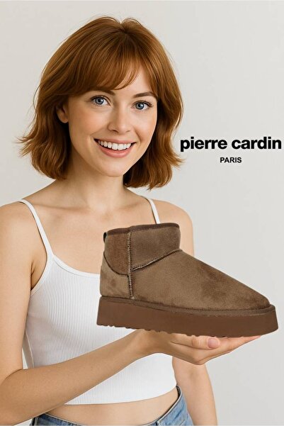 Pierre Cardin ® | Pc Yüksek Tabanlı Kadın Sıcak Tutan Bot Vizon