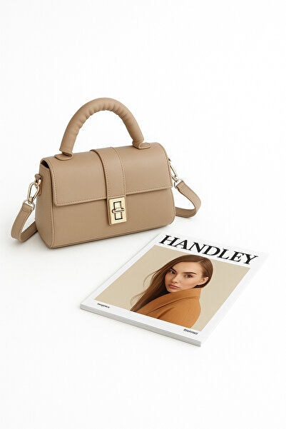 Handley حقيبة كتف وحقيبة يد فاخرة بتفاصيل قفل مميزة