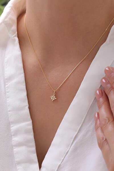 Tufanlar Kuyumculuk 14 Ayar Taşlı Tasarım Altın Kolye Ucu