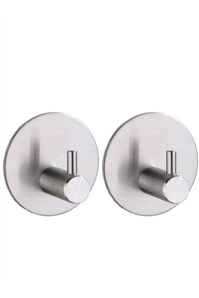 Bulutlife 2 Adet Oval Paslanmaz Çelik Kendinden Yapışkanlı Banyo / Mutfak Çok...