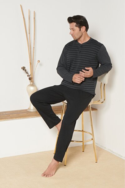 Pyjama Familya Ανδρικό χειμερινό σετ πιτζάμες Interlock