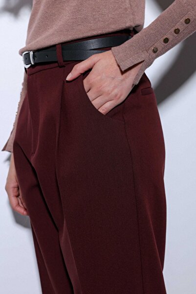 Antioch Burgundy Pensli Women's Trousers