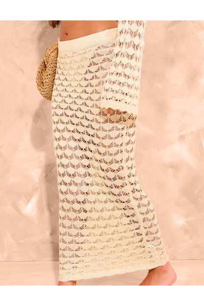 Pretty Little Thing Fustă de plajă PRETTYLITTLETHING, crem