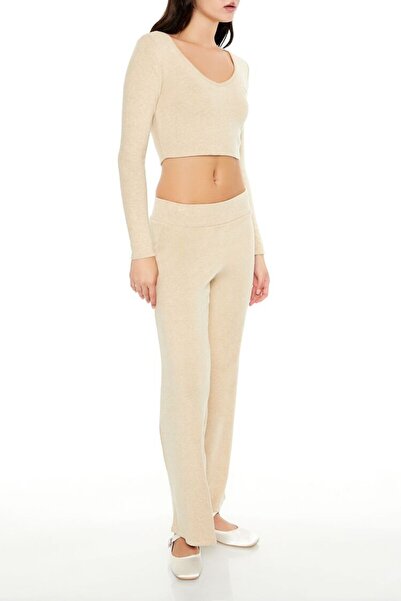 Forever 21 Yüksek Bel Geniş Paça Pantolon