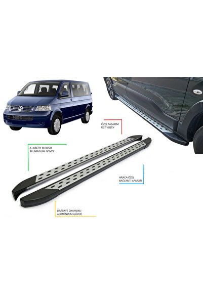TUNAX OTO TRANSPORTER T5 KISA ŞASE NOKTALI YAN BASAMAK 2004-2015