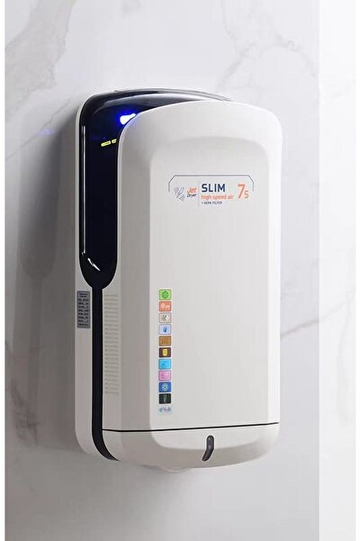 Trendy's Hand dryer, TRENDY S, JetSlim sensor, 1800W, white, HEPA filter