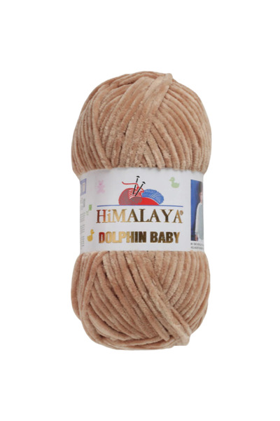 Himalaya Dolphin Baby Hand Knitting Yarn 100 Gr 120 Mt Velvet Plush Baby Knitting Yarn 80365