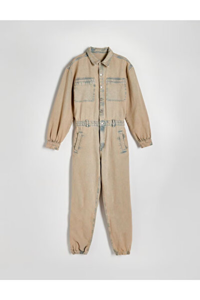 Reserved RESERVED denim overalls, beige