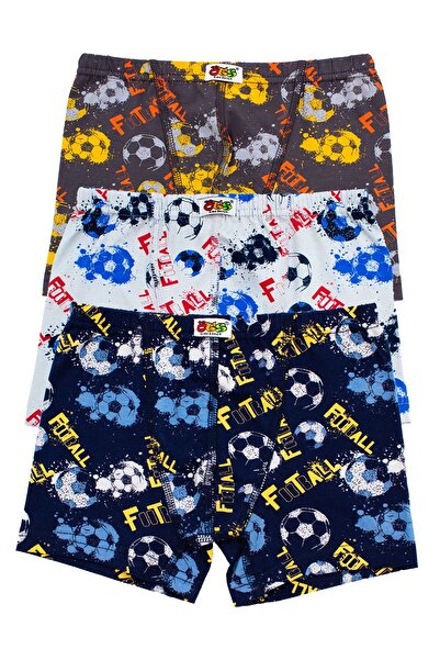 Öts Αγόρια Μπόξερ Τριπλό Συσκευασία με στάμπα (96% βαμβάκι - 4% ελαστάνη)