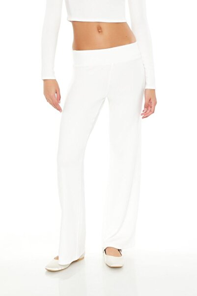 Forever 21 Yüksek Bel Geniş Paça Pantolon