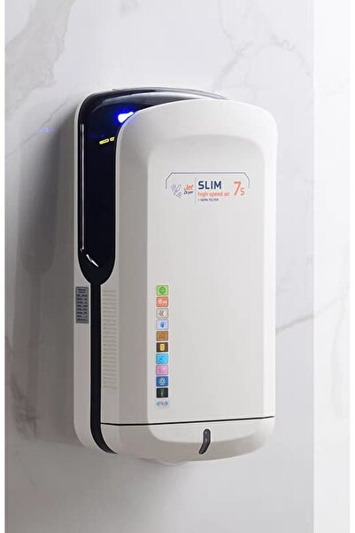 Trendy's Hand dryer, TRENDY S, JetSlim sensor, 1800W, white, HEPA filter