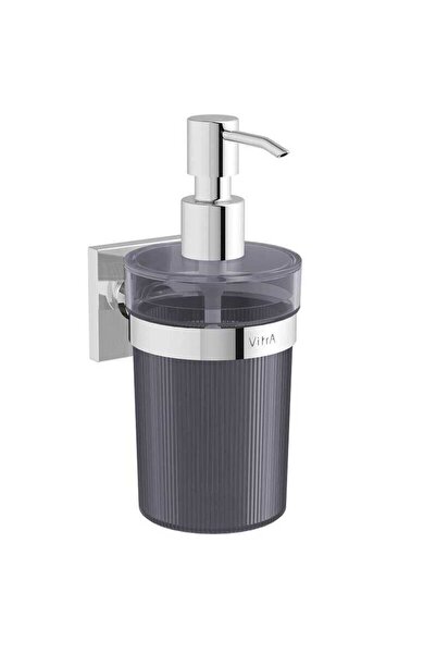 VitrA Δοχείο υγρού σαπουνιού Root A44807, Επιτοίχιο, Πίεση χρωμίου, Θάλαμος από πολυανθρακικό πλαστικό