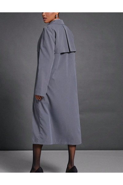 Sheya Sheya trench coat, gray