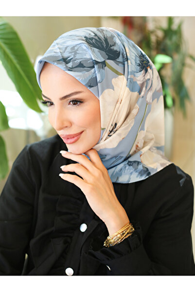 efdal şal eşarp Κρεπ Κασκόλ με σχέδιο Παπαρούνα - ΜΕ ΔΩΡΟ ΚΑΜΠΑΝΙΑ!