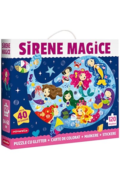 Mimorello Educational game - Puzzle - Magical Mermaids, 120 pieces