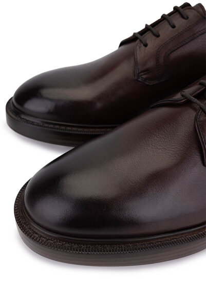 Tamer Tanca Erkek Hakiki Deri Kahverengi Casual Ayakkabı