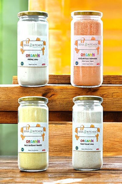 Soul Kitchen Organik Ürünler Organik Yoğurtsuz Tarhana - Pirinç Unu - İrmik -...