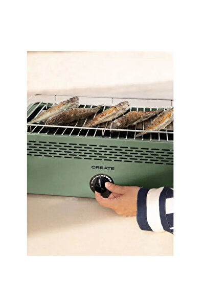 Create Portable charcoal grill, CREATE, BBQ Compact, sage