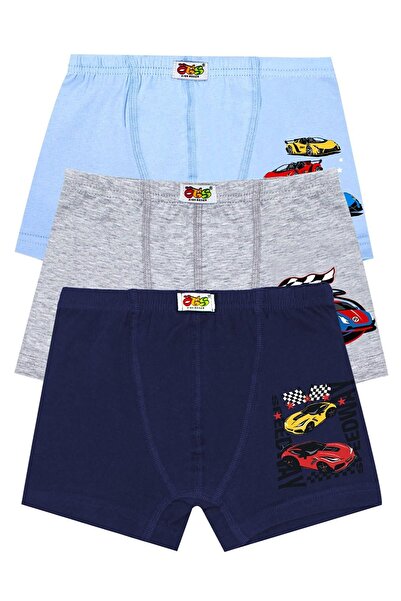 Öts Αγόρια Μπόξερ Τριπλό Συσκευασία με στάμπα (96% βαμβάκι - 4% ελαστάνη)