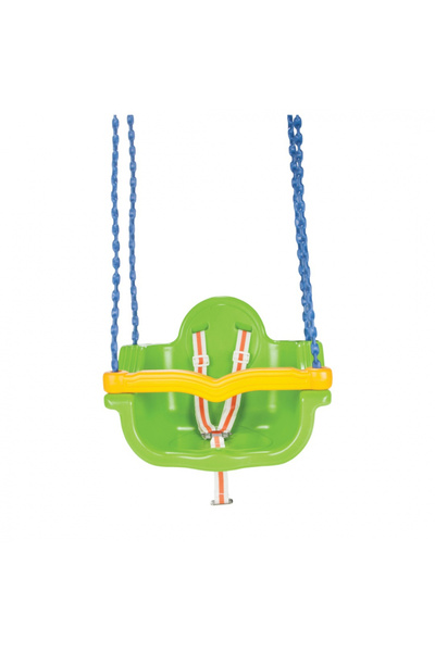 PİLSAN 2in1 Jumbo swing with removable bar and chain with plastic protection Green