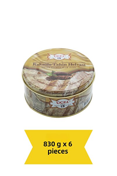 Üçel حلوى الكاكاو 830 جرام |   6 قطع |   حلوى تقليدية |   نكهة الكاكاو المركزة