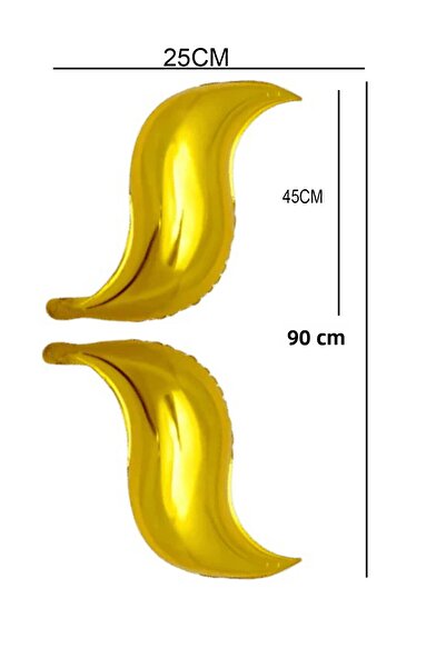 Parti dolabı 55Pcs Gold Mermaid Tail Foil Balloon Chain Mint Green, Macaron Lilac, Pink Birthday Decoration