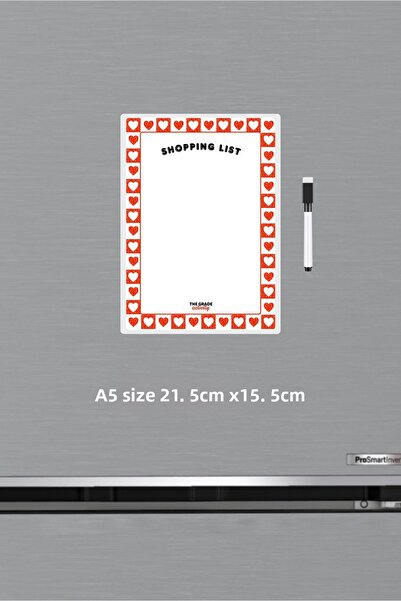 The Grade لوحة ملاحظات مغناطيسية للثلاجة لقائمة التسوق وقائمة المطبخ