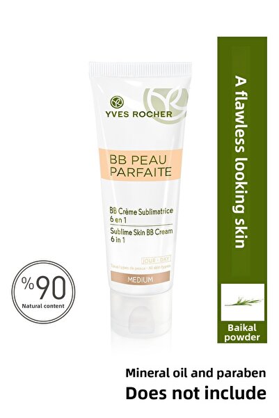 Yves Rocher كريم بي بي 6 في 1 للترطيب والتجميل لمدة 24 ساعة 50 مل متوسط الحجم