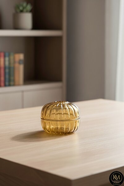 Kristal Market Handmade Crystal Vertical Patterned Decorative Presentation Holder Covered Napkin Holder