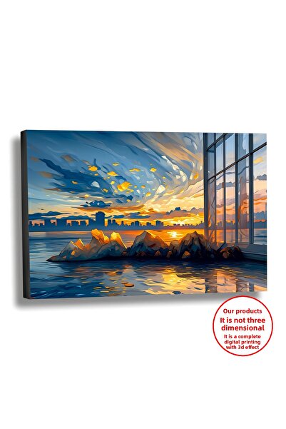 Harika bir ev PANZA-PICURĂRI DE PERETE-PICURĂRI DE SALĂ VERNICI DE ULEI PEISA...