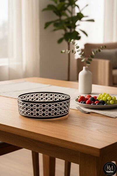 Kristal Market Χειροποίητο Κρυστάλλινο Μοτίβο Υπόγειο 28 εκ. Διακοσμητικό Μπο...