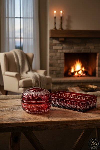 Kristal Market Crystal Decor 2-Piece Tableware Set