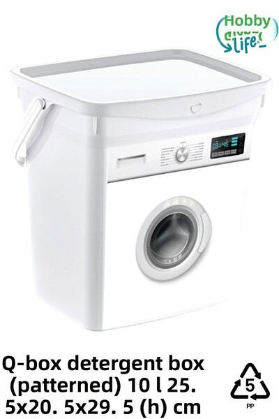 Plodna House Cutie pentru detergent Q-Box (cu model) 10 L