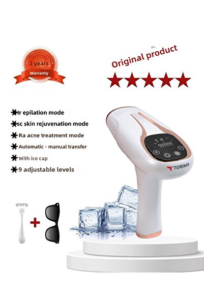 NRCN جهاز إزالة شعر الجسم والوجه بالليزر الجليدي غير المؤلم، شاشة تعمل باللمس...