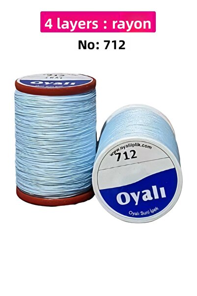 PRATİKOBA Cordă de mătase artificială cu 4 straturi, broderie, mărgele, croșetat, nr:712