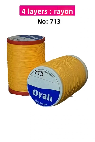 shopwave Κέντημα 4 στρώσεων από ψεύτικο μεταξωτό νήμα Κέντημα με βελόνα Κέντημα με χάντρες Κέντημα με βελονάκι Νο:713