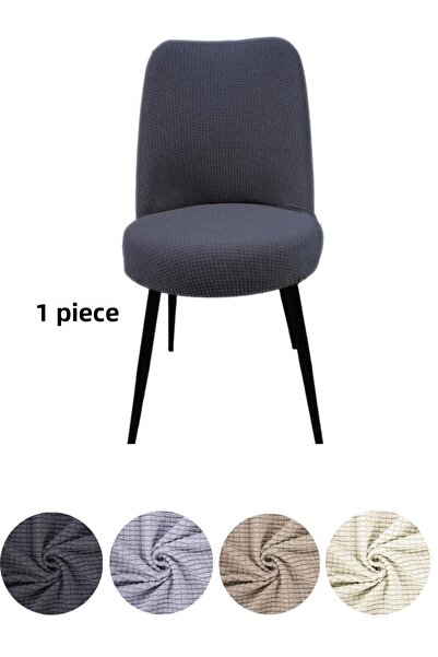 StarMall Washable Stretch Elastic Lycra Oval Chair Cover - Round Chair Cover 1 Piece