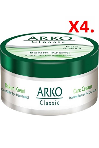 ARKO كريم العناية الكلاسيكي 250 مل للبشرة الجافة × 4 قطع