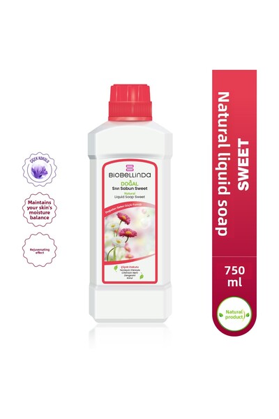 BioBellinda Natural Liquid Hand Soap Sweet 750 ml